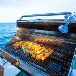 grill shrimp barbecue and seafood sauce